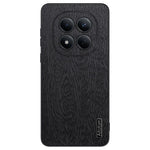 For Xiaomi Redmi Note 15 4G (Global) Case Wood Texture PU Leather Coated PC TPU Phone Cover