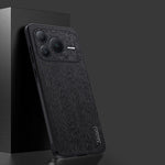 For Honor Power2 5G Case Wood Texture PU Leather Coated PC TPU Phone Cover