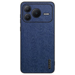 For Honor Power2 5G Case Wood Texture PU Leather Coated PC TPU Phone Cover