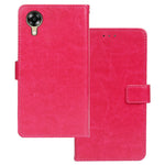 IDEWEI For Oppo A17k 4G Crazy Horse Texture PU Leather Flip Cover Stand Function Magnetic Closure Wallet Phone Case