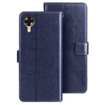 IDEWEI For Oppo A17k 4G Crazy Horse Texture Wallet Flip Cover PU Leather Magnetic Closure Shockproof Folio Book Stand Phone Case