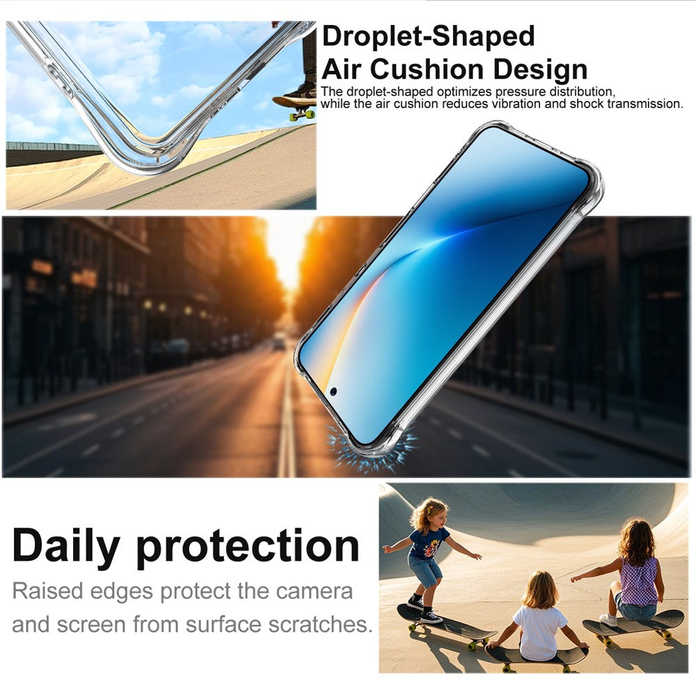 IMAK For Honor Win 5G / Win RT 5G Case TPU Phone Cover Airbag Shockproof Protection