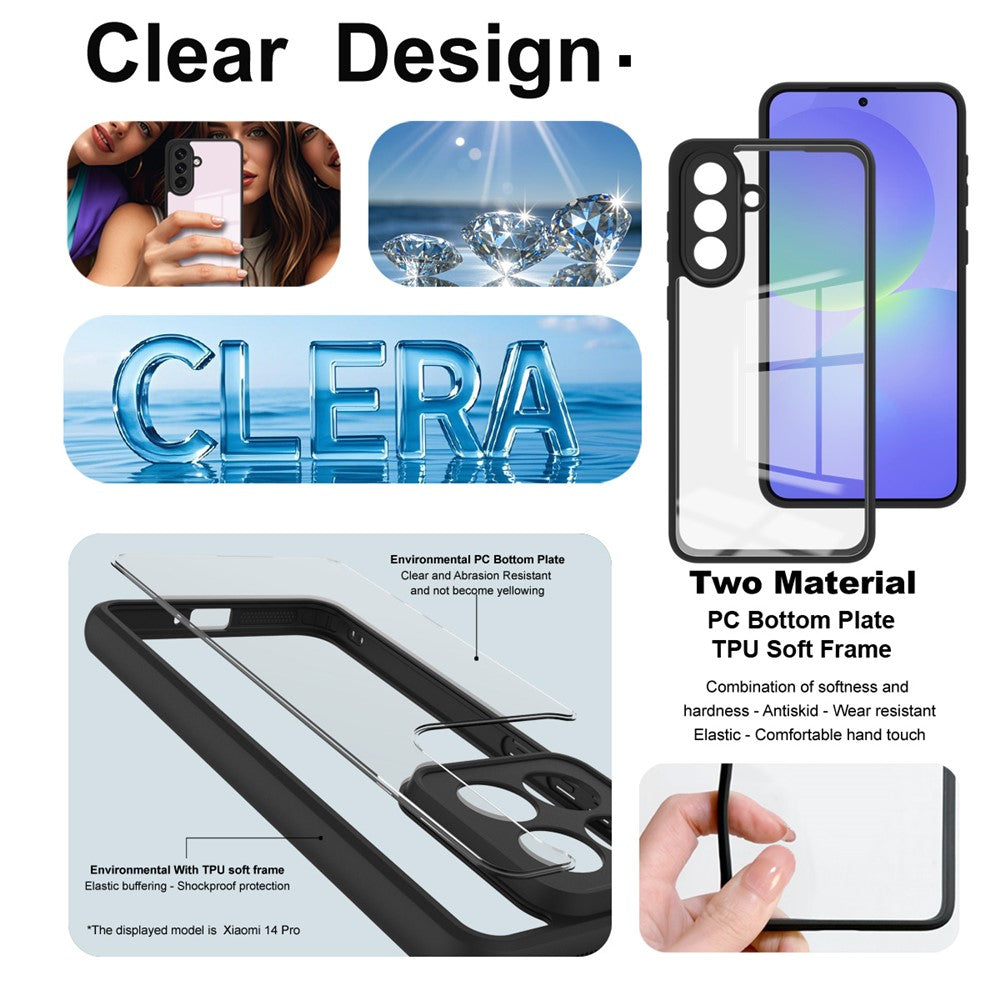 IMAK UX-9A-serien för Samsung Galaxy A37 5G-skal TPU PC-mobilskydd förstärkta hörn