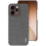 IMAK Ruiyi-serien för Oppo Reno15 Pro Max 5G (Global) / Reno15 Pro 5G (Kina) fodral Tygstruktur Läder + PC-bakstycke för mobil