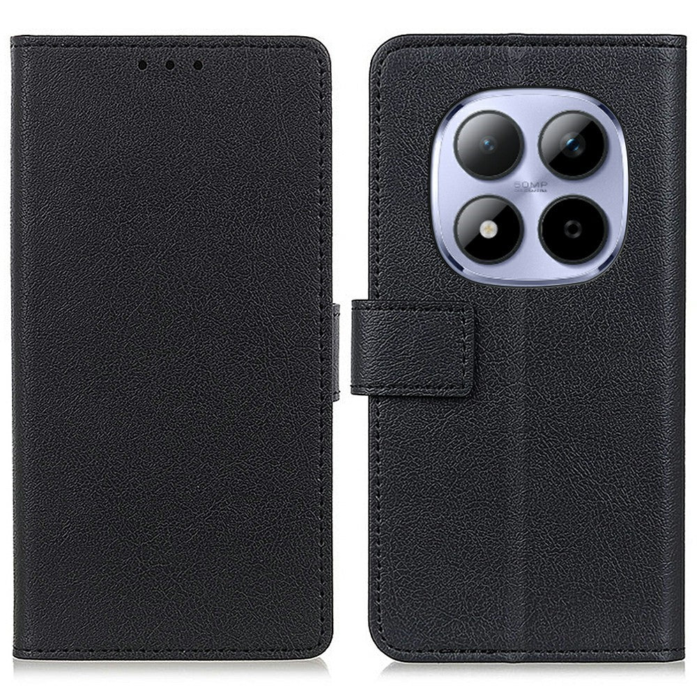 For Xiaomi Redmi Note 15 Pro+ 5G (Global)  /  Poco M8 Pro 5G Case PU Leather Stand Wallet Phone Cover