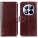 For Xiaomi Redmi Note 15 Pro 4G (Global) Case Crazy Horse Texture PU Leather Phone Stand Cover