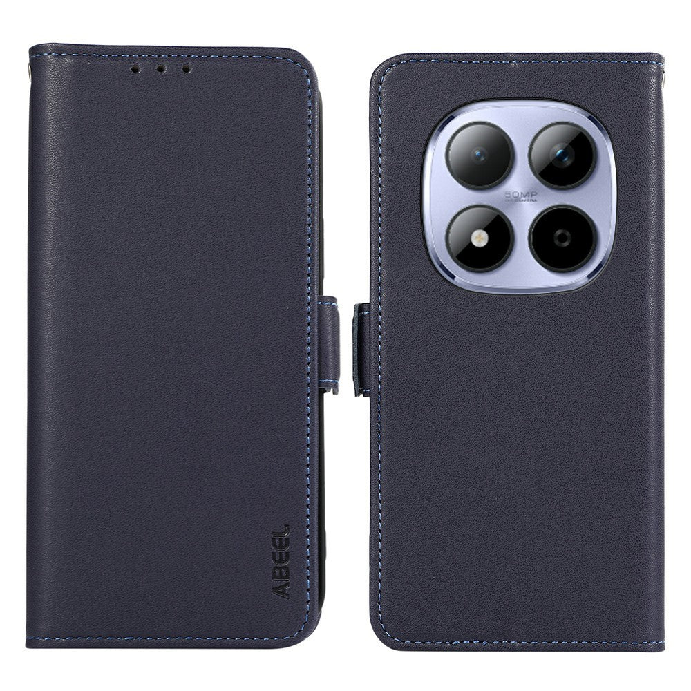 ABEEL For Xiaomi Redmi Note 15 Pro 4G (Global) Case Leather Phone Cover with RFID Blocking Wallet