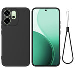 For Oppo Reno15 Pro 5G (China) / Oppo Reno15 Pro Max 5G (Global) Liquid Silicone Case Phone Back Cover with Hand Strap