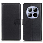For Xiaomi Redmi Note 15 Pro 4G (Global) Wallet Case PU Leather Phone Cover Litchi Texture