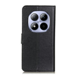For Xiaomi Redmi Note 15 Pro 4G (Global) Wallet Case PU Leather Phone Cover Litchi Texture