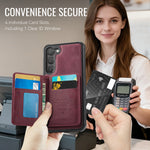 CASEME For Samsung Galaxy S23+ Magnetic Case ME80 Series Leather PC TPU Phone Cover with Detachable Wallet