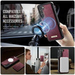 CASEME For Samsung Galaxy S23+ Magnetic Case ME80 Series Leather PC TPU Phone Cover with Detachable Wallet