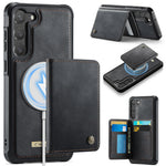 CASEME For Samsung Galaxy S23+ Magnetic Case ME80 Series Leather PC TPU Phone Cover with Detachable Wallet