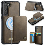 CASEME For Samsung Galaxy S23+ Magnetic Case ME80 Series Leather PC TPU Phone Cover with Detachable Wallet