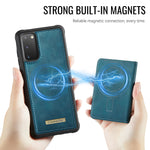 CASEME magnetisk cover til Samsung Galaxy S20 4G / Galaxy S20 5G, ME80-serien, læder, PC og TPU med aftagelig tegnebog