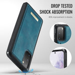 CASEME magnetisk cover til Samsung Galaxy S20 4G / Galaxy S20 5G, ME80-serien, læder, PC og TPU med aftagelig tegnebog