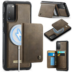 CASEME För Samsung Galaxy S20 4G / Galaxy S20 5G Magnetiskt Skal ME80-serien Läder PC TPU mobilskal med Avtagbar Plånbok