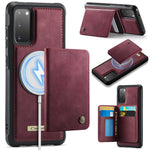 CASEME magnetisk cover til Samsung Galaxy S20 4G / Galaxy S20 5G, ME80-serien, læder, PC og TPU med aftagelig tegnebog