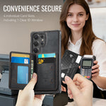 CASEME För Samsung Galaxy S25 Ultra Magnetiskt Skal ME80 Serien Läder PC TPU mobilskal med Avtagbar Plånbok