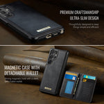 CASEME För Samsung Galaxy S25 Ultra Magnetiskt Skal ME80 Serien Läder PC TPU mobilskal med Avtagbar Plånbok