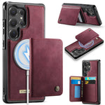 CASEME För Samsung Galaxy S25 Ultra Magnetiskt Skal ME80 Serien Läder PC TPU mobilskal med Avtagbar Plånbok