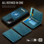 CASEME For Samsung Galaxy S20 FE 5G Magnetic Case  ME80 Series Leather PC TPU Phone Cover with Detachable Wallet