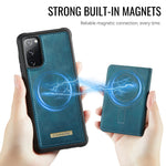 CASEME For Samsung Galaxy S20 FE 5G Magnetic Case  ME80 Series Leather PC TPU Phone Cover with Detachable Wallet