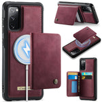 CASEME For Samsung Galaxy S20 FE 5G Magnetic Case  ME80 Series Leather PC TPU Phone Cover with Detachable Wallet