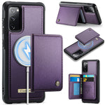 CASEME For Samsung Galaxy S20 FE 5G Magnetic Case ME80 Series Leather PC TPU Phone Cover with Detachable Wallet