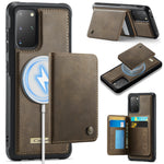CASEME För Samsung Galaxy S20 Plus 4G / Galaxy S20 Plus 5G Magnetiskt Skal ME80-serien Läder PC TPU mobilskal med Avtagbar Plånbok
