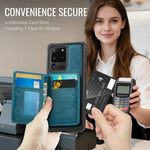 CASEME For Samsung Galaxy S20 Ultra Magnetic Case  ME80 Series Leather PC TPU Phone Cover with Detachable Wallet