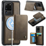 CASEME For Samsung Galaxy S20 Ultra Magnetic Case  ME80 Series Leather PC TPU Phone Cover with Detachable Wallet