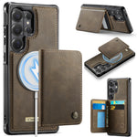 CASEME For Samsung Galaxy S26 Ultra Magnetic Case ME80 Series Leather PC TPU Phone Cover with Detachable Wallet