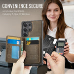CASEME For Samsung Galaxy S26 Ultra Magnetic Case ME80 Series Leather PC TPU Phone Cover with Detachable Wallet