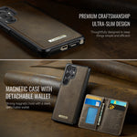 CASEME For Samsung Galaxy S26 Ultra Magnetic Case ME80 Series Leather PC TPU Phone Cover with Detachable Wallet