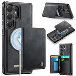 CASEME For Samsung Galaxy S26 Ultra Magnetic Case ME80 Series Leather PC TPU Phone Cover with Detachable Wallet