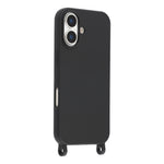 Til iPhone 17 Etui Flydende Silikone Beskyttende Telefoncover med Crossbody Snor