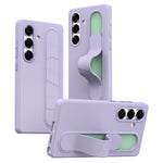 For Samsung Galaxy S26 Case Customizable Smart Key Control Wristband Kickstand PC + Silicone Phone Cover