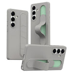 For Samsung Galaxy S26 Case Customizable Smart Key Control Wristband Kickstand PC + Silicone Phone Cover