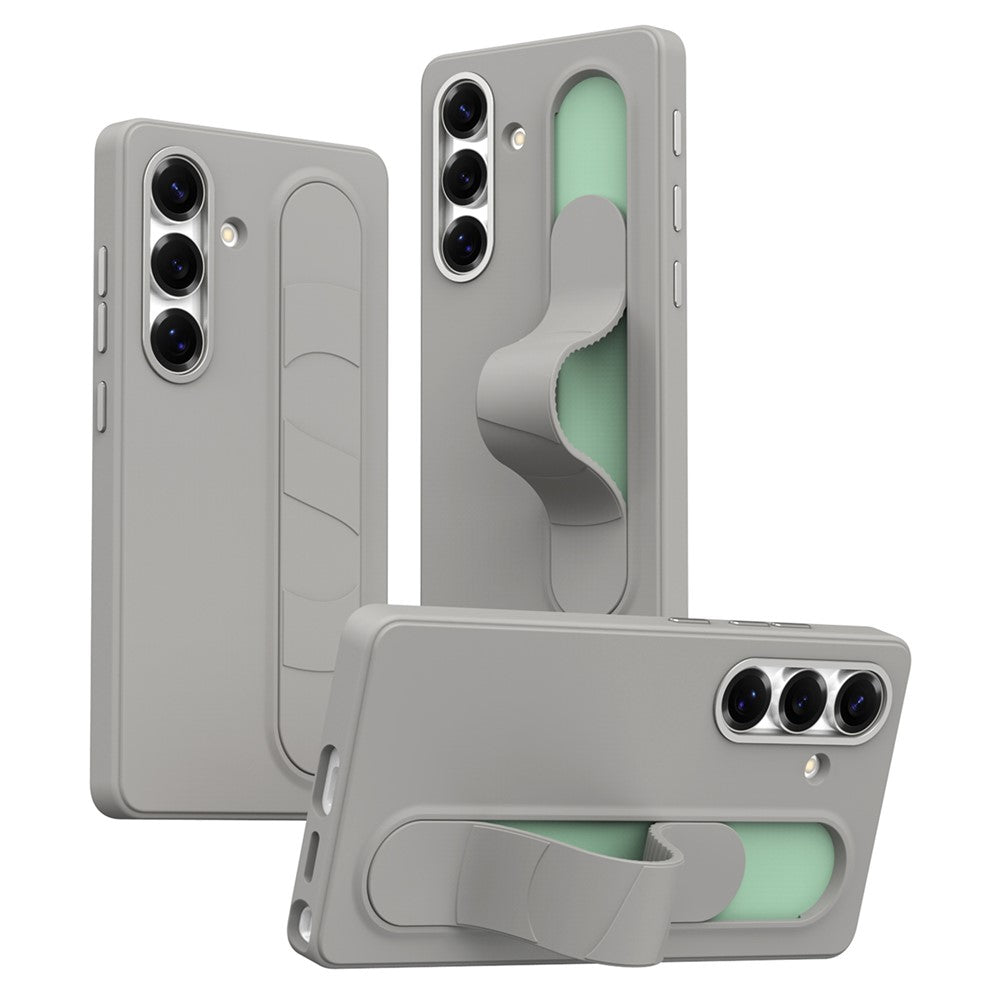 For Samsung Galaxy S26 Case Customizable Smart Key Control Wristband Kickstand PC + Silicone Phone Cover