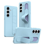 For Samsung Galaxy S26 Case Customizable Smart Key Control Wristband Kickstand PC + Silicone Phone Cover