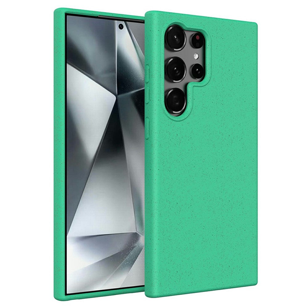Til Samsung Galaxy S26 Ultra Cover Biologisk Nedbrydeligt Hvedehalm + TPU Mat Telefoncover
