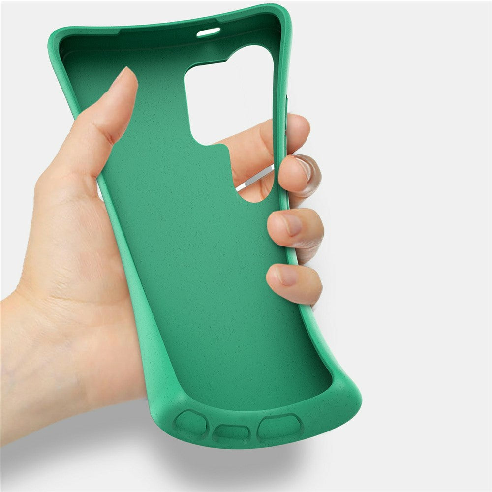 Til Samsung Galaxy S26 Ultra Cover Biologisk Nedbrydeligt Hvedehalm + TPU Mat Telefoncover