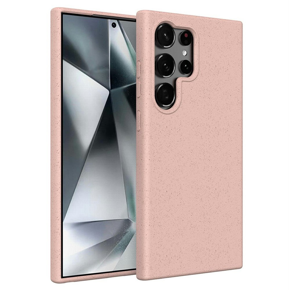 Til Samsung Galaxy S26 Ultra Cover Biologisk Nedbrydeligt Hvedehalm + TPU Mat Telefoncover