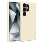 Samsung Galaxy S26 Ultra mobilcover i hvedehalm + mat TPU-bagside