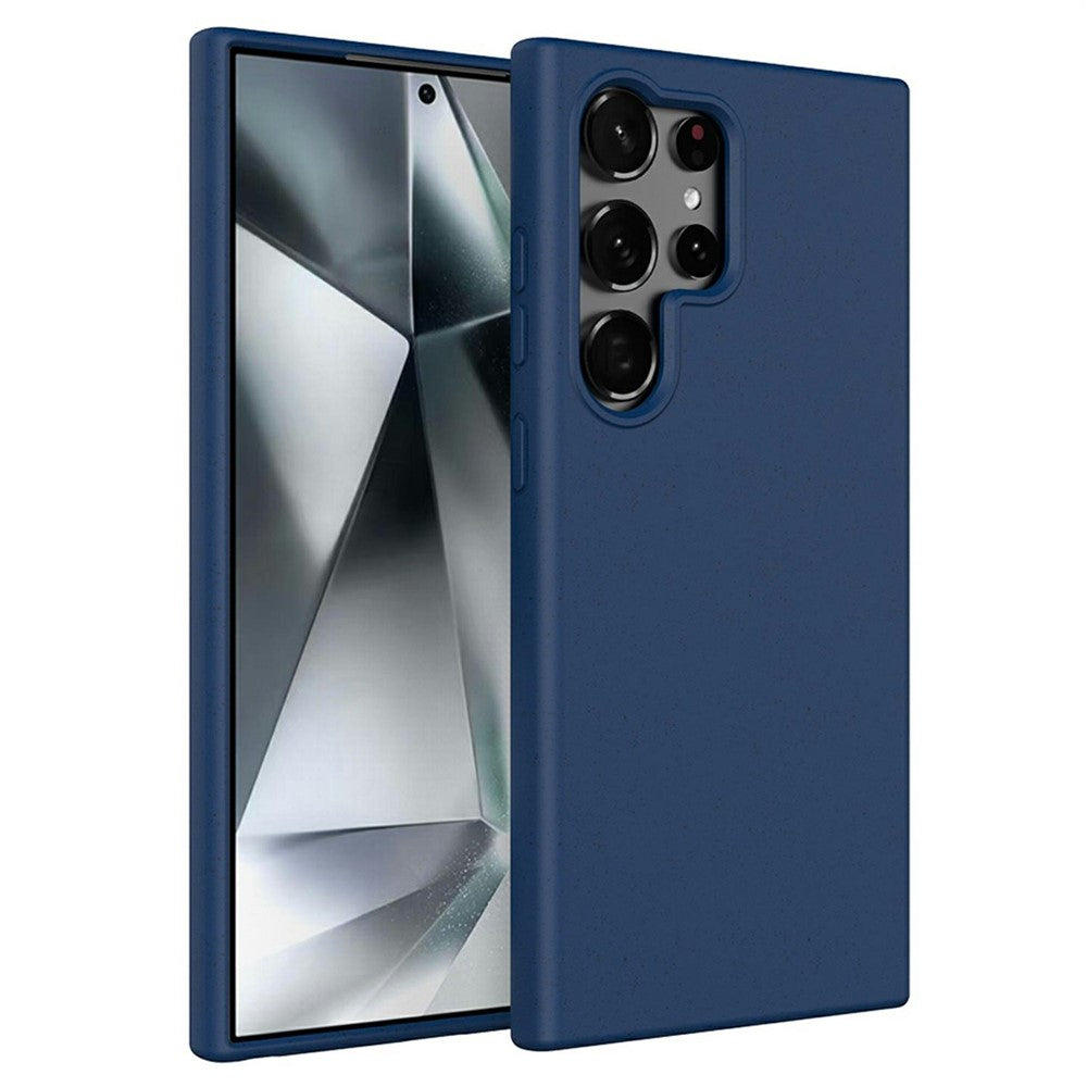Til Samsung Galaxy S26 Ultra Cover Biologisk Nedbrydeligt Hvedehalm + TPU Mat Telefoncover