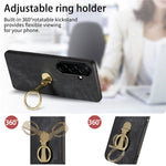 CASENEO D22 For Samsung Galaxy S26+ Case Folding Kickstand Retro Leather Back Phone Cover