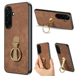 CASENEO D22 For Samsung Galaxy S26+ Case Folding Kickstand Retro Leather Back Phone Cover