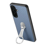 CASENEO C1-19 for Samsung Galaxy S26 Case Folding Kickstand Leather Back Cover Carbon Fiber Texture
