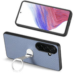 CASENEO C1-19 for Samsung Galaxy S26 Case Folding Kickstand Leather Back Cover Carbon Fiber Texture